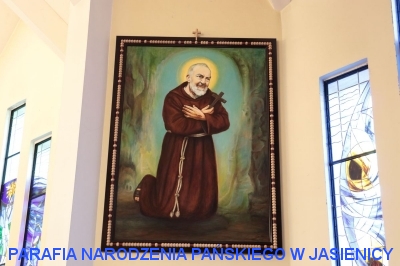 Obraz św. Ojca Pio i figura św. Jana Bosko oraz św. Dominika Savio_2