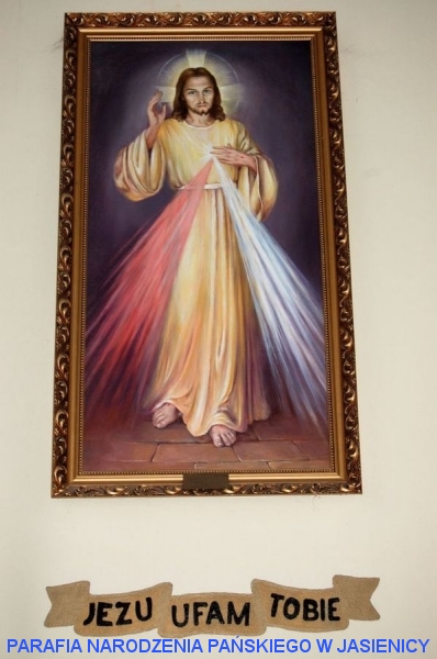 Obraz w kaplicy Miłosierdzia Bożego