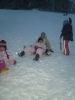 Zabawy na śniegu w Orawie